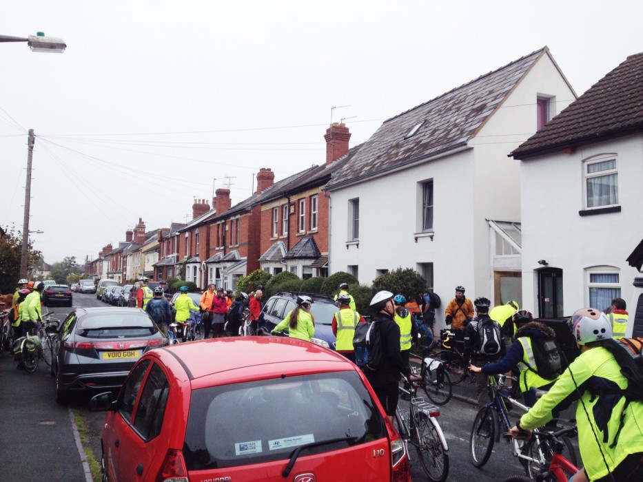 Cycle tour of low energy buildings in Hereford